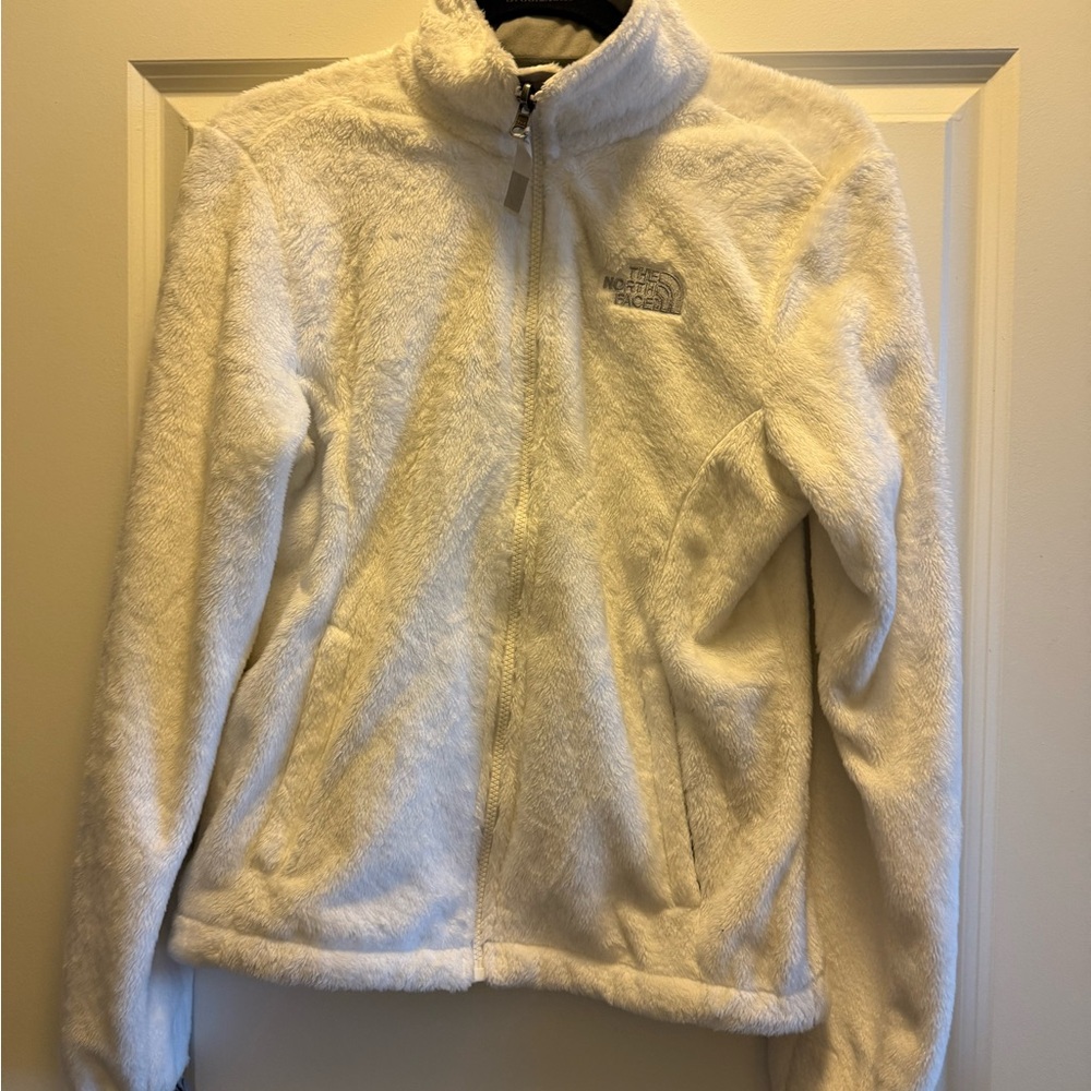 The North Face Women's Cream Teddy Jacket Like New